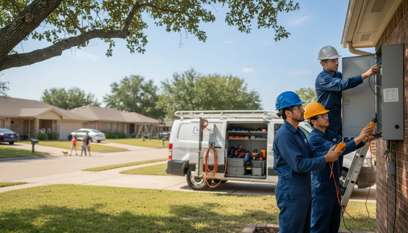 Certified electrician providing emergency electrical services in Holbrook, AZ